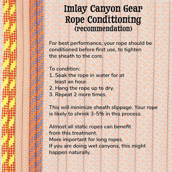 Imlay Canyon Fire 8.3mm Static Rope