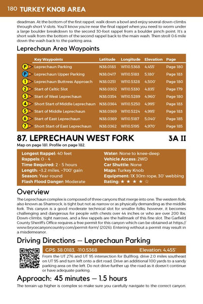 North Wash Canyoneering Second Edition